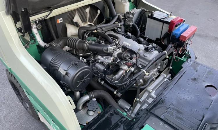 Вилковий автопогрузчик Nissan, вагонник з щоглою 5.15 метри. 2015 року. Модель: P1F2A20D - фото № 7