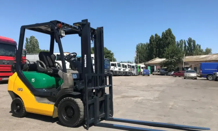 Газовый автопогрузчик Komatsu FG15HT-20 грузоподъёмностью 1.5 тонны - фото № 4