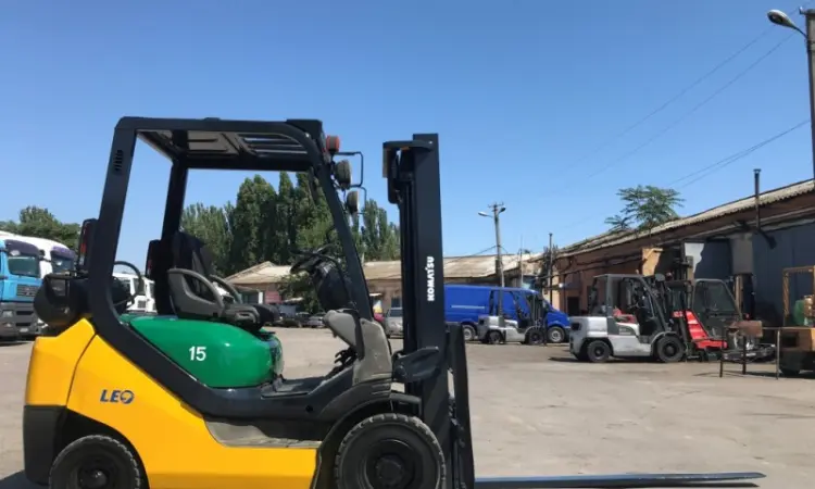 Газовый автопогрузчик Komatsu FG15HT-20 грузоподъёмностью 1.5 тонны - фото № 6