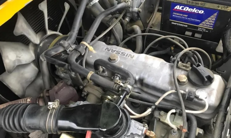 Газ-бензиновый вилочный погрузчик Nissan PL02A20W на 2 тонны - фото № 6