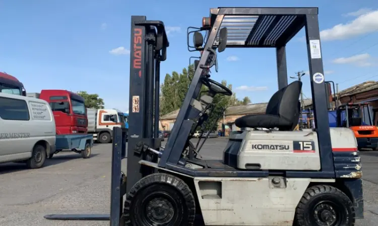 Вилочный автопогрузчик/автонавантажувач Komatsu с двигателем Toyota 5K - фото № 2