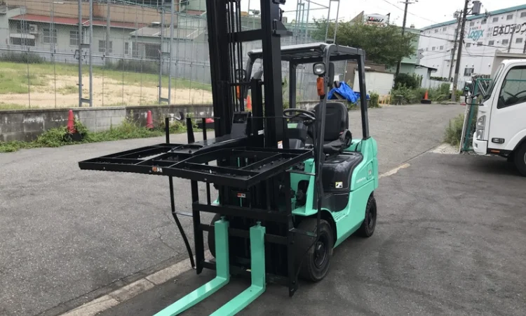 Вилочный дизельный автопогрузчик Mitsubishi со стабилизатором груза - фото № 5