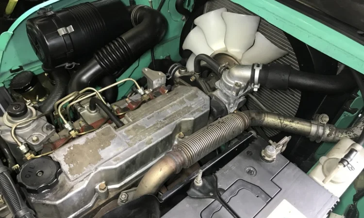 Вилочный дизельный автопогрузчик Mitsubishi со стабилизатором груза - фото № 8