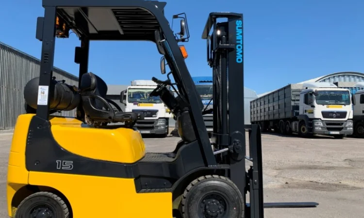 Газовый вилочный автопогрузчик Sumitomo (Mazda) с боковым смещением - фото № 5