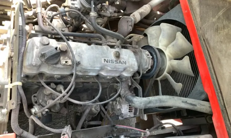 Вилковий автонавантажувач Nissan на 2.5 тонни, на великих 12 колесах Модель: PL02A25 - фото № 5