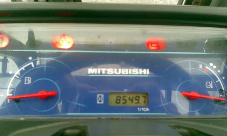 Вилочный бензиновый погрузчик Mitsubishi KFG18T-KF2D на 1 тонну - фото № 7