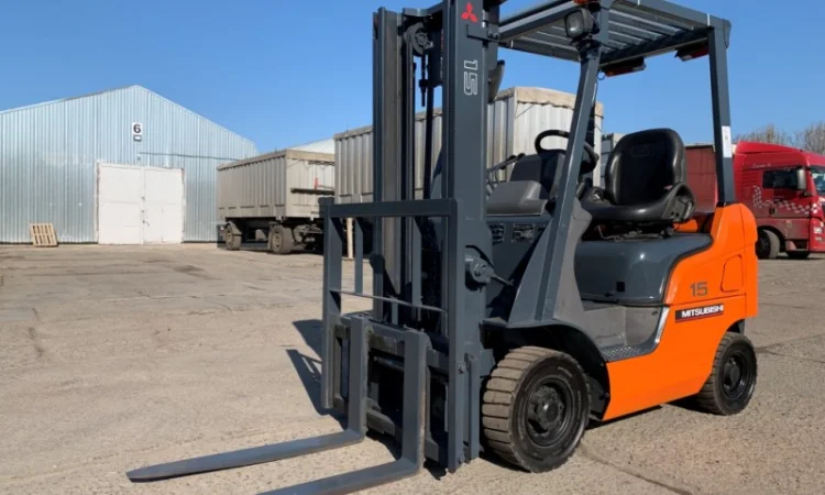 Вилочний навантажувач Mitsubishi KFGE15T-KF34 з бiчним зсувом - фото № 2