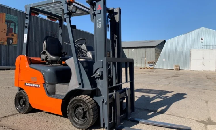 Вилочний навантажувач Mitsubishi KFGE15T-KF34 з бiчним зсувом - фото № 4