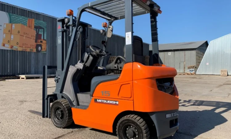 Вилочний навантажувач Mitsubishi KFGE15T-KF34 з бiчним зсувом - фото № 5