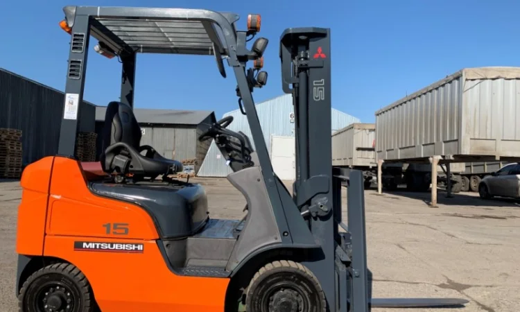 Вилочний навантажувач Mitsubishi KFGE15T-KF34 з бiчним зсувом - фото № 6