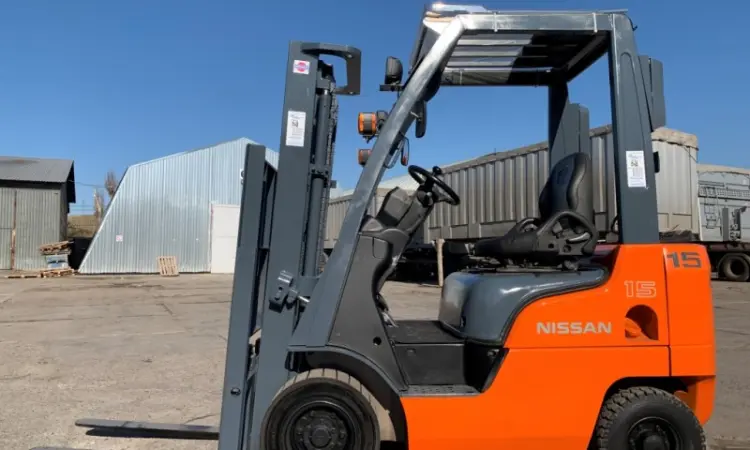 Вилочний навантажувач Nissan NP1F1A15D. Номiнальна вантажопідйомність 1, 5 тонни - фото № 2