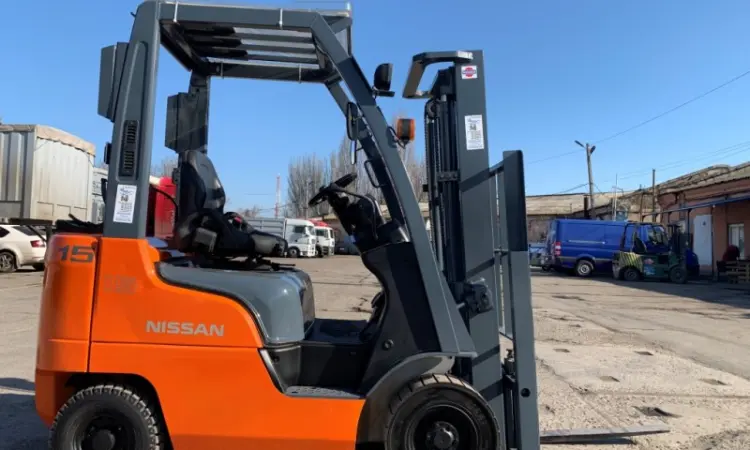 Вилочний навантажувач Nissan NP1F1A15D. Номiнальна вантажопідйомність 1, 5 тонни - фото № 5