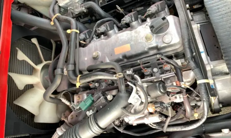 Вилочний погрузчик Nissan на 3 тонни, на великих 15 колесах - фото № 7