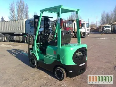 Погрузчик Mitsubishi на 1.5 тонны с кареткой бокового смещения и свободным ходом - фото № 5