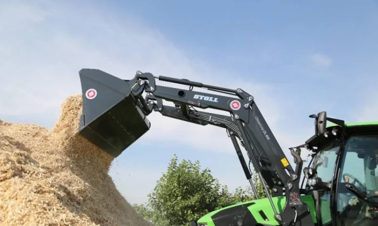 Фронтальный погрузчик Stoll ClassicLine CL 855 P (Германия) на МТЗ - фото № 4