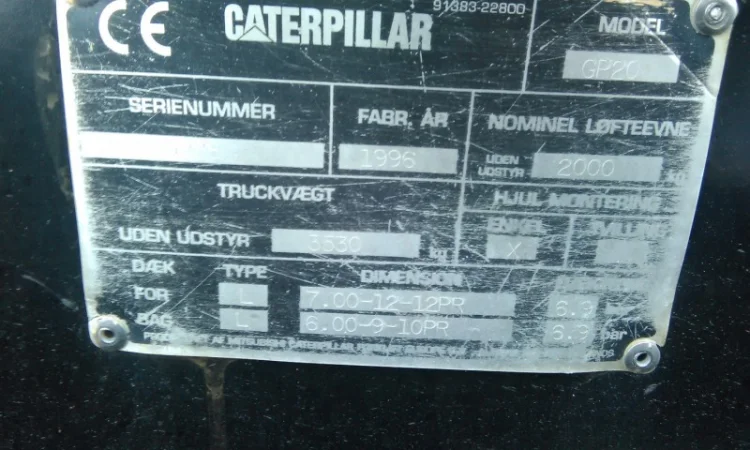 Вилочный погрузчик Caterpiller GP 20 - фото № 7