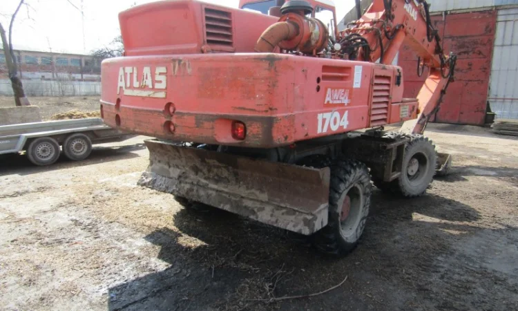 Екскаватор ATLAS 1704 AWE 4 - фото № 6