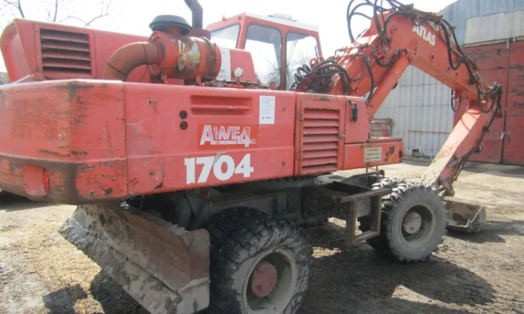 Екскаватор ATLAS 1704 AWE 4 - фото № 7