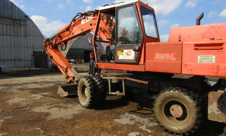 Екскаватор ATLAS 1704 AWE 4 - фото № 9