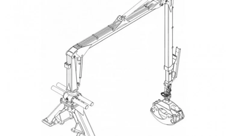 Кран маніпулятор Palms 3.67 - фото № 2