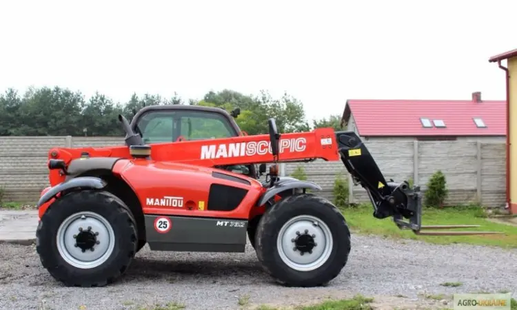 Телескопический погрузчик Manitou MT 732 2005 года + новая резина - фото № 2