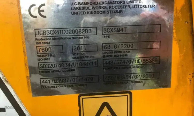 Экскаватор-погрузчик JCB 3cx Sitemaster 2011 года - фото № 6