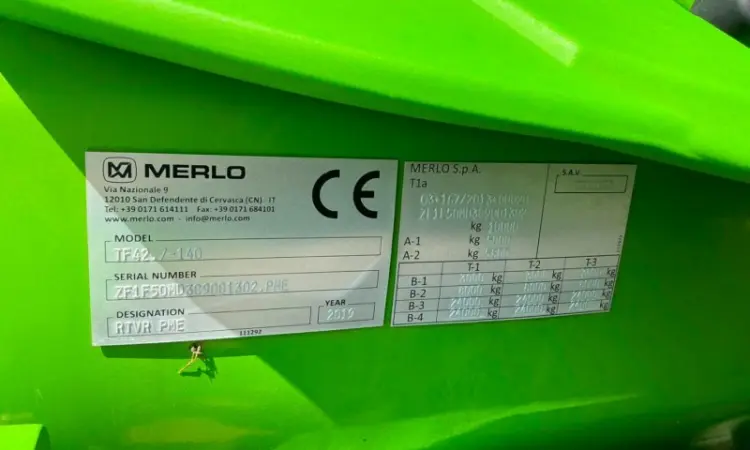 Merlo TF42.7-140 Turbo Farmer 2019 р - фото № 5