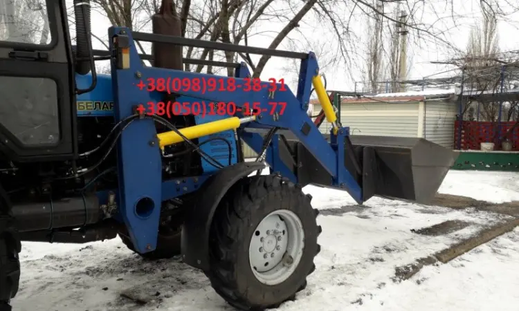 Погрузчик фронтальный КУН с быстросъемным ковшом МТЗ, ЮМЗ - фото № 3