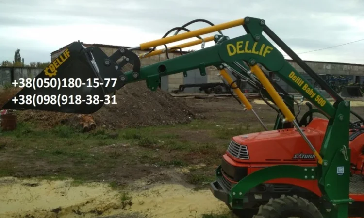 Погрузчик на мини трактор Kubota saturn X 24 - фото № 5