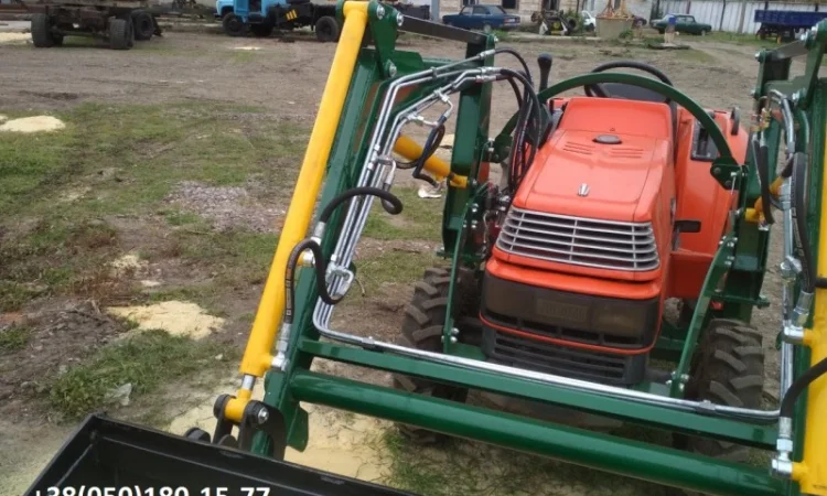 Погрузчик на мини трактор Kubota saturn X 24 - фото № 8