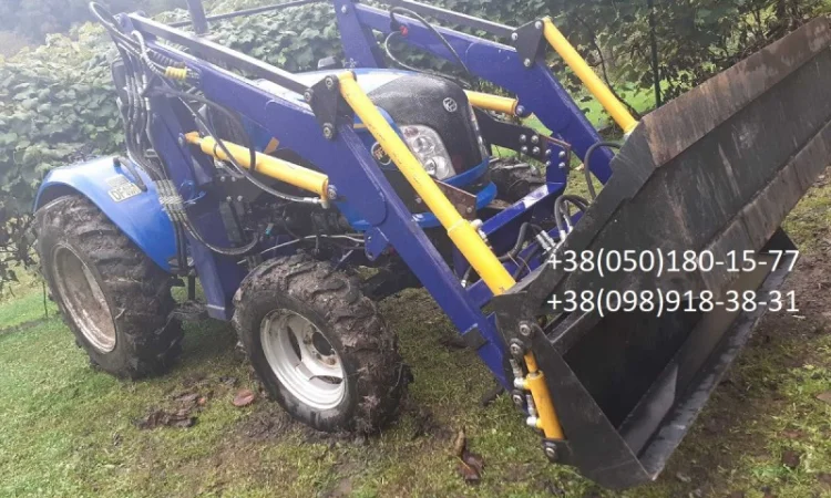 Фронтальный погрузчик на минитрактор, навантажувачі. Челюстной ковш - фото № 1