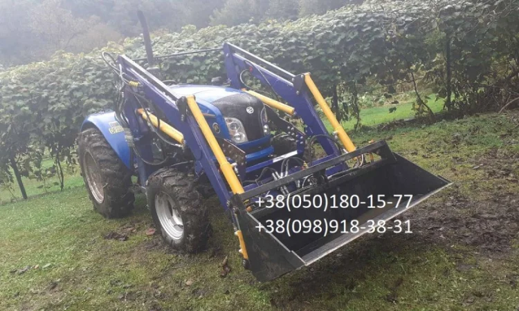 Фронтальный погрузчик на минитрактор, навантажувачі. Челюстной ковш - фото № 2