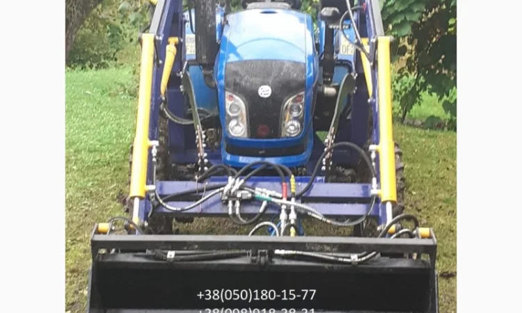 Фронтальный погрузчик на минитрактор, навантажувачі. Челюстной ковш - фото № 3