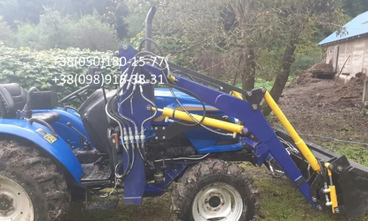 Фронтальный погрузчик на минитрактор, навантажувачі. Челюстной ковш - фото № 7