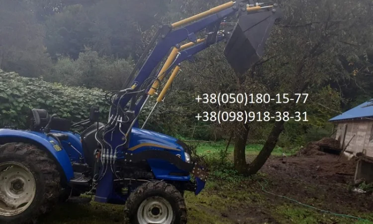 Фронтальный погрузчик на минитрактор, навантажувачі. Челюстной ковш - фото № 8