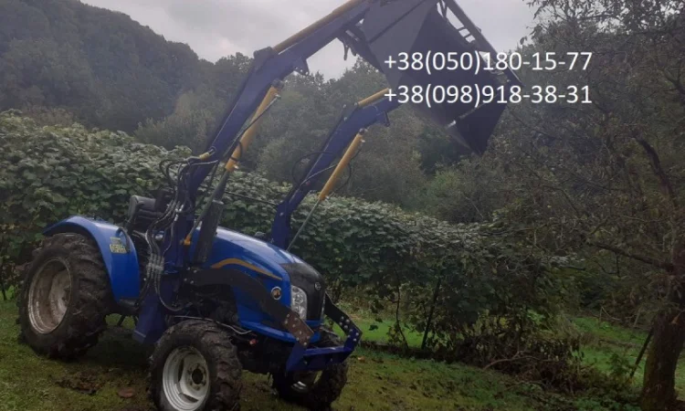 Фронтальный погрузчик на минитрактор, навантажувачі. Челюстной ковш - фото № 9
