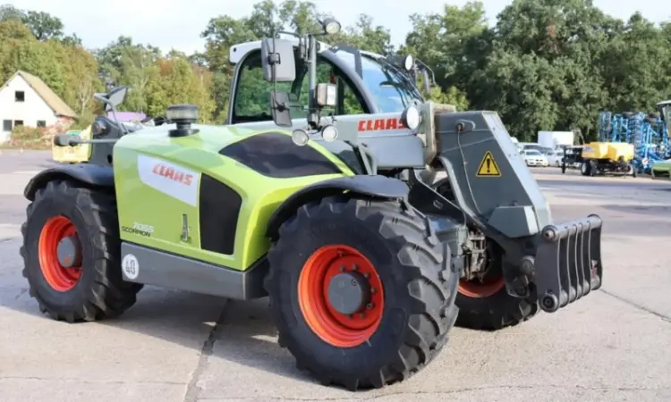 Телескопічний навантажувач Claas Scorpion 7055 - фото № 1