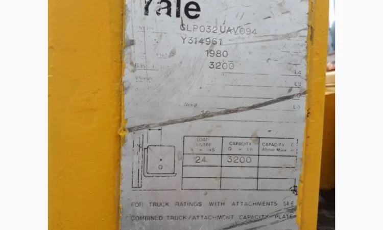 Навантажувач вилковий YALE GLP032UAV094 - фото № 9