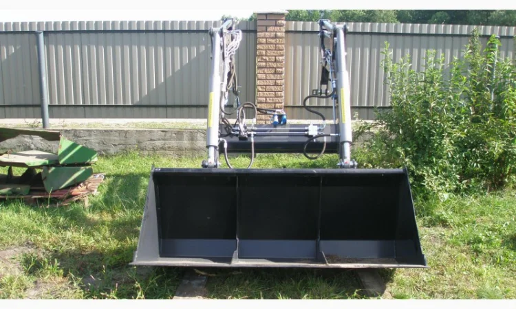 Фронтальный погрузчик на МТЗ - польский КУН MEtal-Tech - фото № 2