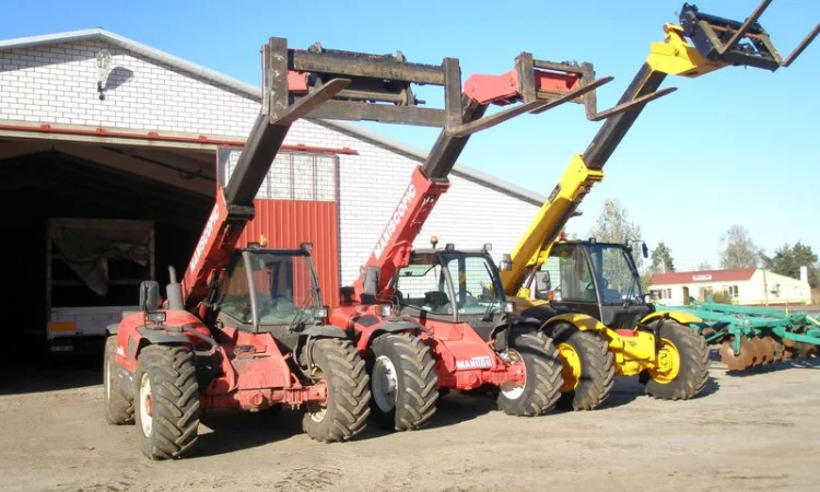 Телескопические погрузчик JCB 530, Manitou - фото № 1