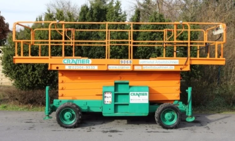 Подъемник ножничный Haulotte H18SDX, дизель, 2000 г., 517 м/ч, 18 м.рабочая высота - фото № 5