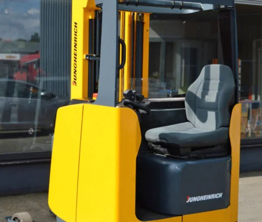 Штабелер-ричтрак Jungheinrich ETM 214, батарея 2010 г., 1400 кг, 5300 мм подъем - фото № 2