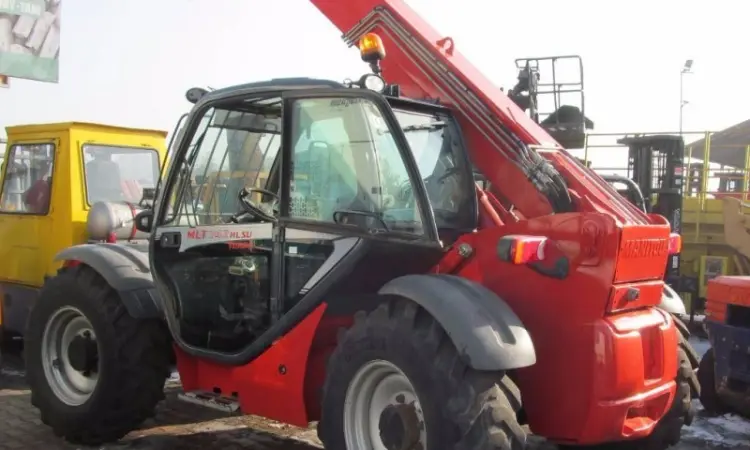 Телескопический погрузчик Manitou - MLT 742, дизель, 2008 г - фото № 1