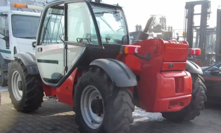 Телескопический погрузчик Manitou - MLT 742, дизель, 2008 г - фото № 4