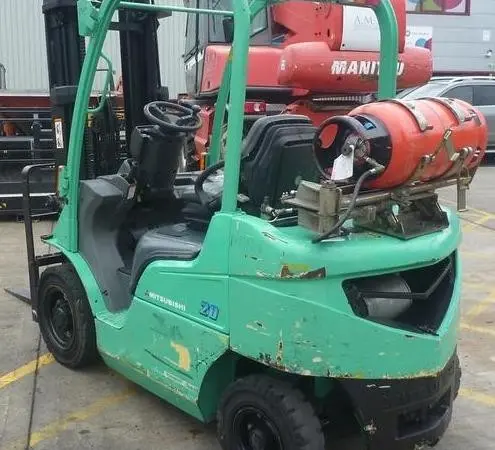 Погрузчик вилочный Mitsubishi FG20N, газ, 2 т., 5500 мм высота подъема - фото № 3