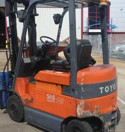 Электропогрузчик бу Toyota 7FBMF18, 2007 г., 1.8 т., 3700 мм высота подъема - фото № 3