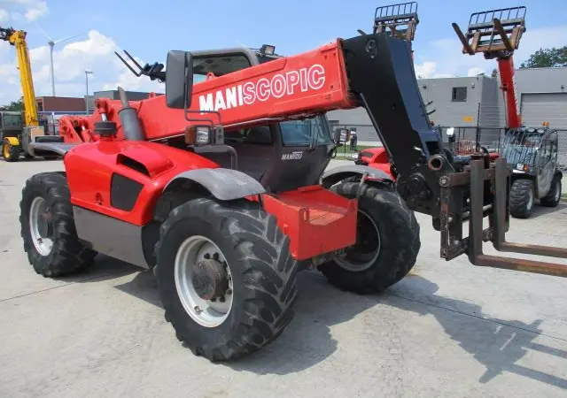 Телескопический погрузчик Manitou MLT845 120LSU, 2006г., 5833 мч, 4.5т., 8метров - фото № 2