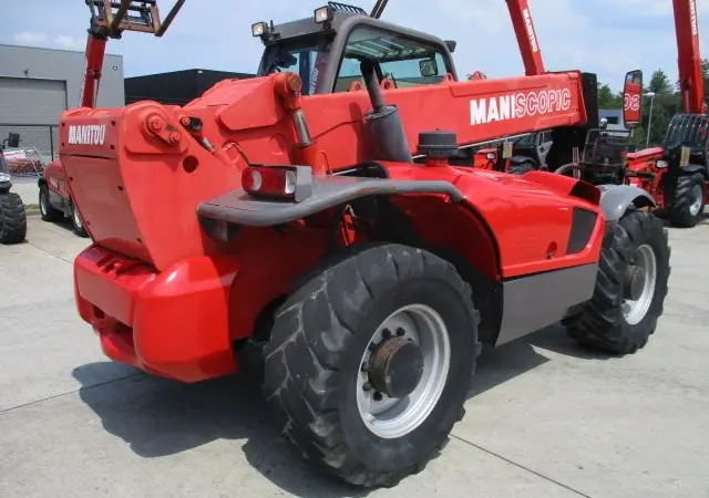 Телескопический погрузчик Manitou MLT845 120LSU, 2006г., 5833 мч, 4.5т., 8метров - фото № 6