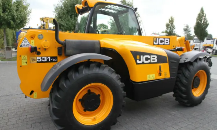 Телескопический погрузчик JCB531-70, 2012г., 2700 м/ч - фото № 1
