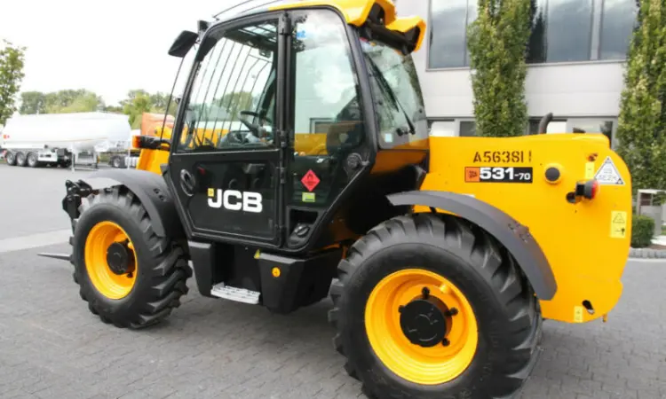Телескопический погрузчик JCB531-70, 2012г., 2700 м/ч - фото № 2